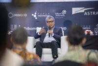 Direktur Utama BRI, Sunarso saat menjadi salah satu narasumber dalam acara Green Initiative Conference 2024. (Dok. BRI)