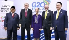 Presiden RI Prabowo Subianto menghadiri MIKTA Leaders Gathering di Museum of Modern Art (MAM), Rio de Janeiro. (Dok. Tim Media Prabowo)

