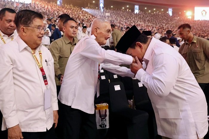 Acara peringatan HUT ke-17 Partai Gerindra yang digelar di Sentul International Convention Center (SICC), Sentul, Bogor. (Facebook.com @Prabowo Subianto)