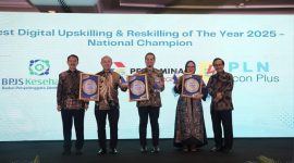 Suasana malam penganugerahan IDTI Awards 2025, di mana PHE tampil dominan dengan raihan tertinggi di berbagai kategori digital. (Dok. PHE)